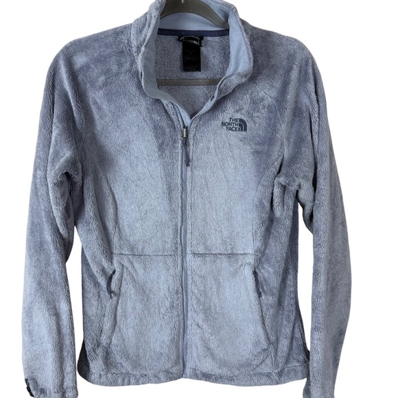 The North Face Fleece Jacket Womens S Light Purple/Gray Full Zip Osito Cozy Warm - Picture 1 of 10